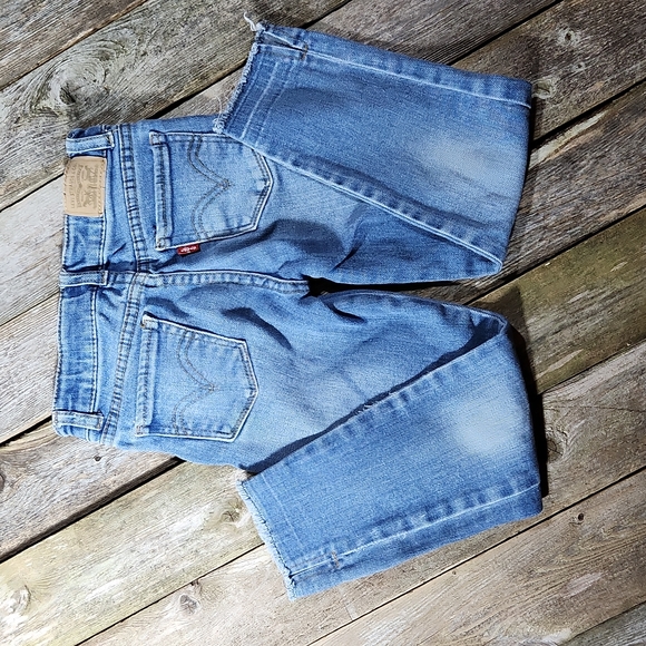 Levi's 710 Ankle Super Skinny Jeans Girls 6 Regular (5-7 years) raw edge hem - Picture 7 of 15